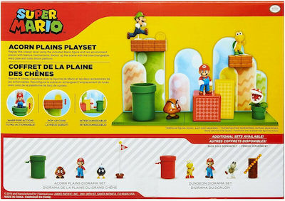 Jakks Pacific Super Mario με Φιγούρες Acorn Plains