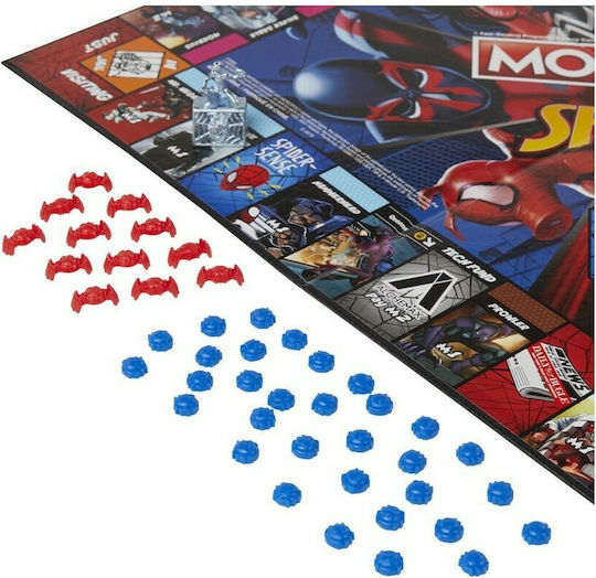 Board Game Monopoly Spiderman for 2-6 Players 8+ Years Old (EN) Hasbro
