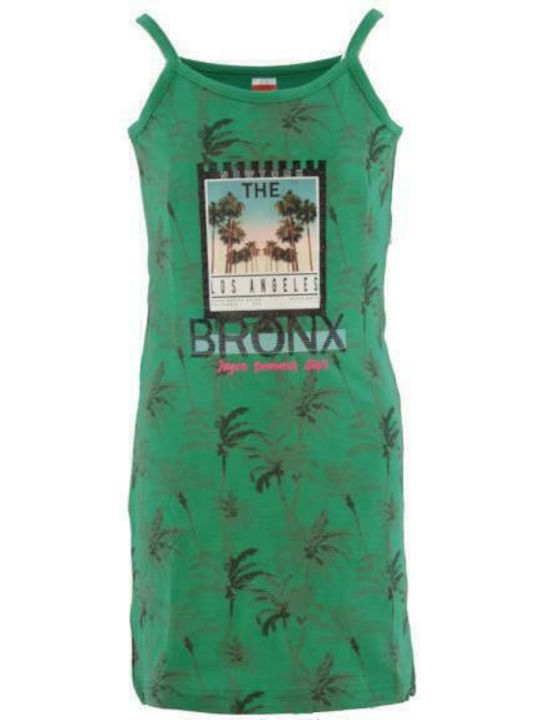 Bronx Kinderkleid Ärmellos Grün