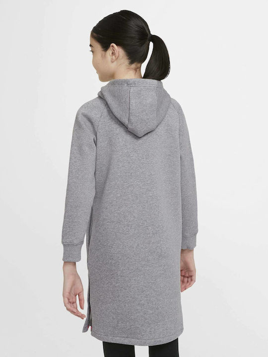 Sportswear Kinderkleid Mädchenkleider Langärmelig Gray