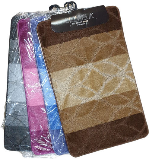 Sidirela Set Bath Mats Ionio E-0308B Blue 2 Pieces