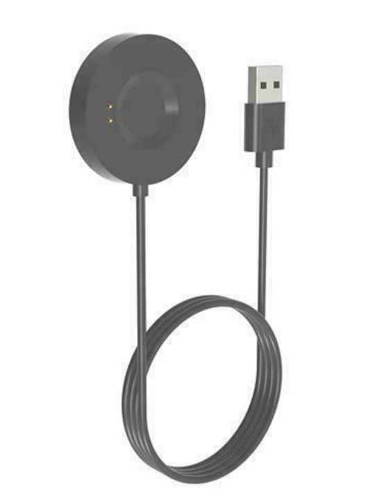 Tactical USB Charging Cable Μαύρο (Realme Watch S Pro)