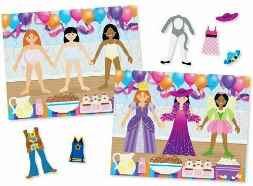 Melissa & Doug Stickers Reusable Sticker Pad Dress-Up for Children 3+ Years