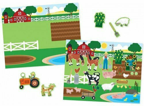 Melissa & Doug Αυτοκόλλητα Reusable Sticker Pad Animals για Παιδιά 3+ Ετών