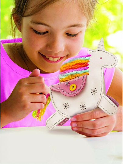 4M Embroidery Handmade Wallet Unicorn Construction for Children 8+ years old Years