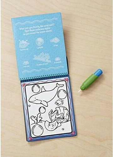 Melissa & Doug Ζωγραφική Water Wow! Animal - On the Go Travel Activity για Παιδιά 3+ Ετών
