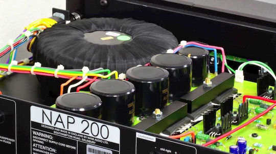 Naim Nap 200 DR Τελικός Ενισχυτής Hi-Fi Stereo 70W/8Ω NAP 200 DR Μαύρος