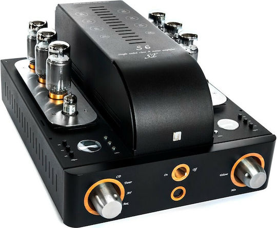 Unison Research Λαμπάτος Ολοκληρωμένος Ενισχυτής Hi-Fi Stereo S6 Μαύρος
