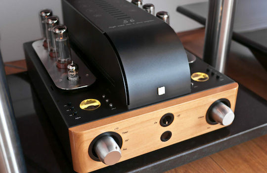 Unison Research S6 Λαμπάτος Ολοκληρωμένος Ενισχυτής Hi-Fi Stereo Κερασιά / Μαύρος