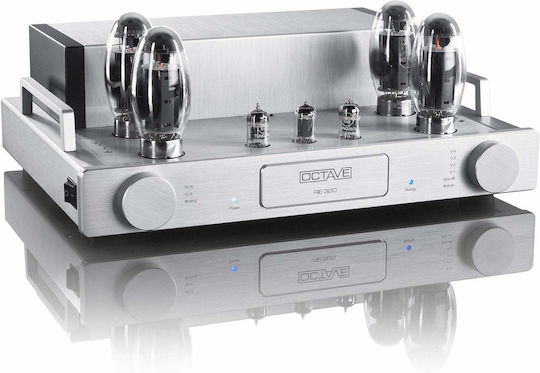 Octave RE 320 Rohr Leistungsverstärker Hi-Fi-Verstärker Stereo 75W/4Ω Silber