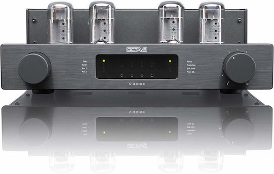 Octave V40 SE Λαμπάτος Ολοκληρωμένος Ενισχυτής Hi-Fi Stereo 40W/4Ω Μαύρος