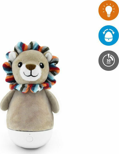 Zazu Nursery Night Light Lex Lion USB Beige with Sensor