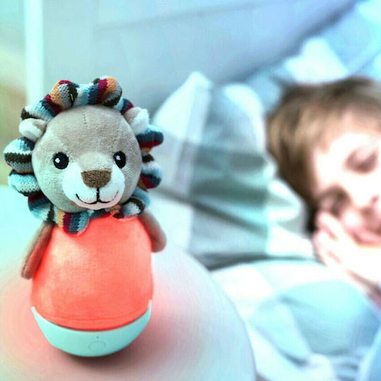 Zazu Nursery Night Light Lex Lion USB Beige with Sensor