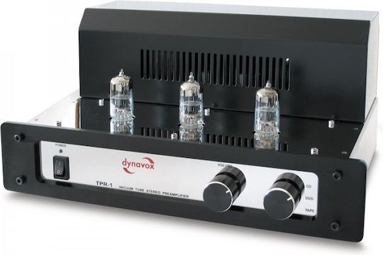 Dynavox TPR-1 Tub Preamplificator Hi-Fi Stereo Silver