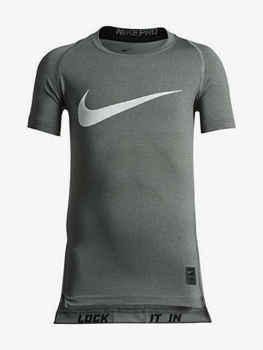 Compression Kids Thermal Shirt Gray
