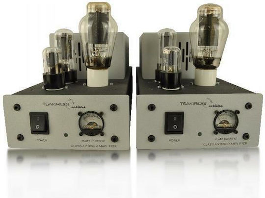 Tsakiridis Devices Achilles (2x8W) Tube Power Amplifier Hi-Fi Amplifier Mono Silver