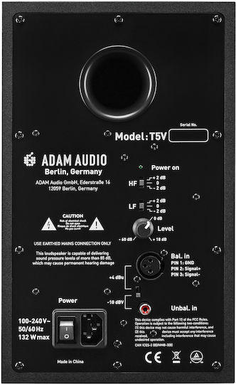 Adam T5V Monitor de Studio 5" 70W (Bucată) Negru