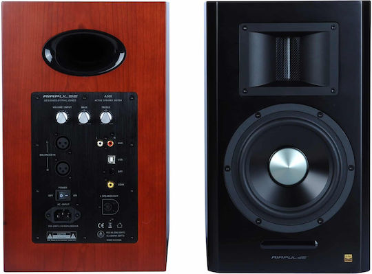 Airpulse A300 Αυτοενισχυόμενα Ηχεία με Bluetooth 160W Cherry
