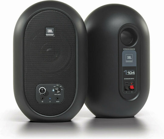 JBL One Series 104 Bluetooth Ηχεία Studio Monitor 4.5" 60W (Ζεύγος) Μαύρα