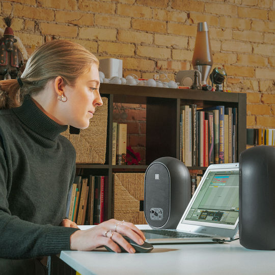 JBL One Series 104 Bluetooth Ηχεία Studio Monitor 4.5" 60W (Ζεύγος) Μαύρα