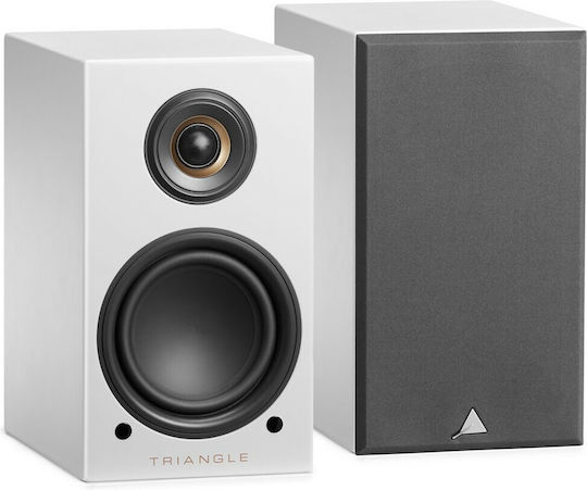 Triangle LN01A Home Entertainment Active Speaker 2 No of Drivers Wi-Fi Connected and Bluetooth 100W White (Pair)