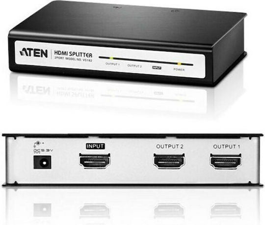 Aten 2-Port (VS182A) HDMI Splitter VS182A