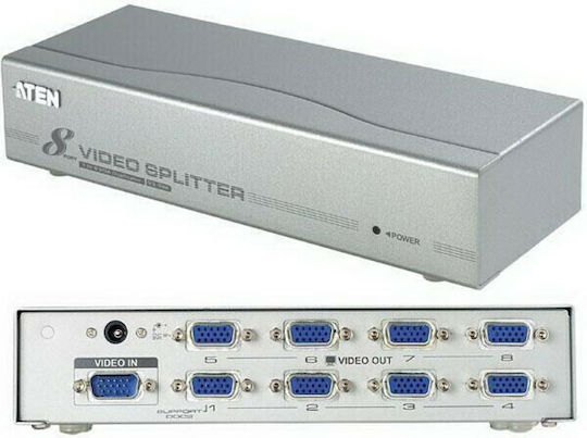 Aten VS98A VGA Splitter 1 είσοδος/8 έξοδοι