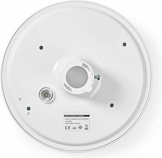 Nedis ANOR5003BK700 Outdoor TV Antenna (Requires Power Supply) White