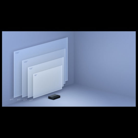 Xiaomi Mi 150" BHR4152GL Proiector DLP 4K Ultra HD Laser cu Wi-Fi și Difuzoare Incorporate Negru