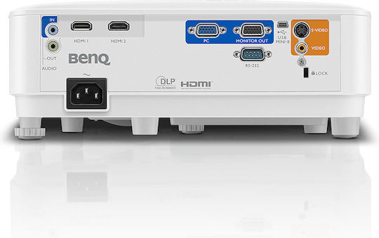 BenQ MW550 9H.JHT77.13E 3D Projector DLP HD Απλής Λάμπας με Ενσωματωμένα Ηχεία