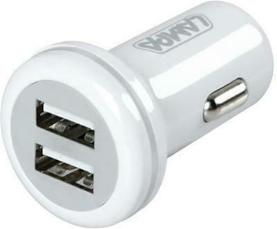 Lampa Φορτιστής Αυτοκινήτου 2.1A με Θύρες: 2xUSB