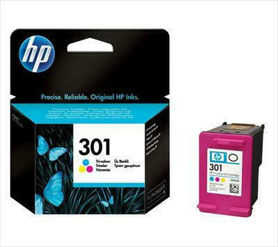 HP 301 Original InkJet Printer Ink Multiple (Color) (CH562EE)