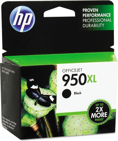 HP 950XL Γνήσιο Μελάνι Εκτυπωτή InkJet Μαύρο (CN045AE)
