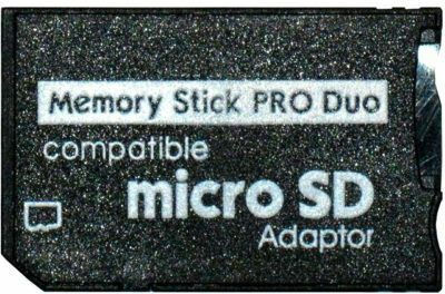 Memory Stick Pro Duo Adapter to micro SD Μετατροπέας male σε female 1τμχ
