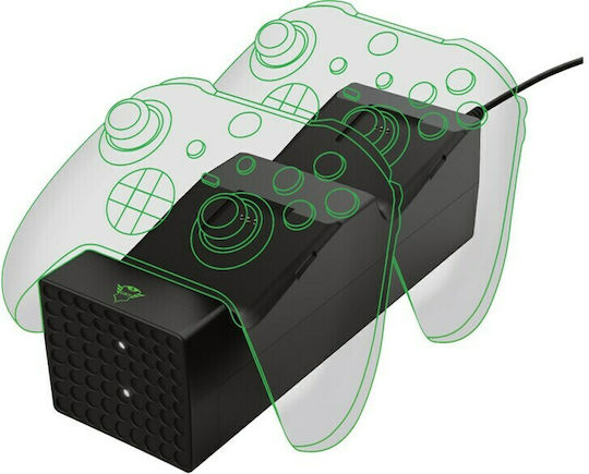 Trust GXT 250 Βάση Φόρτισης για 2 χειριστήρια Xbox Series X/S Μαύρη 24177