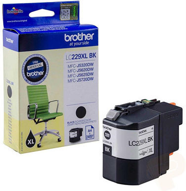 Brother LC229XL Original InkJet Druckerpatrone Schwarz (LC-229XLBK)