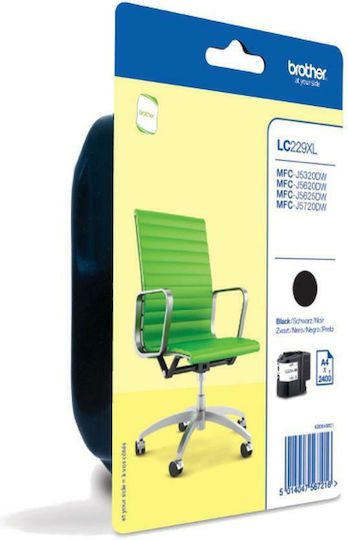 Brother LC229XL Original InkJet Druckerpatrone Schwarz (LC-229XLBK)