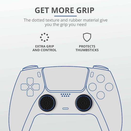 Trust GXT 266 Thumb Grips για PS5 σε Πολύχρωμο χρώμα