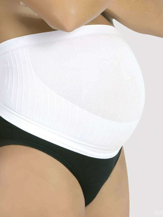 Seamless Maternity Band White