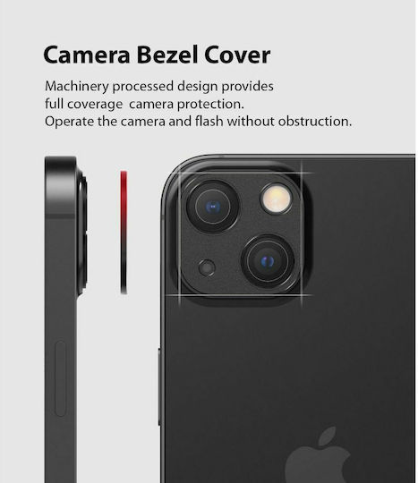 Ringke Styling Протектор за камера Метална рамка Черно за iPhone 13 / 13 мини