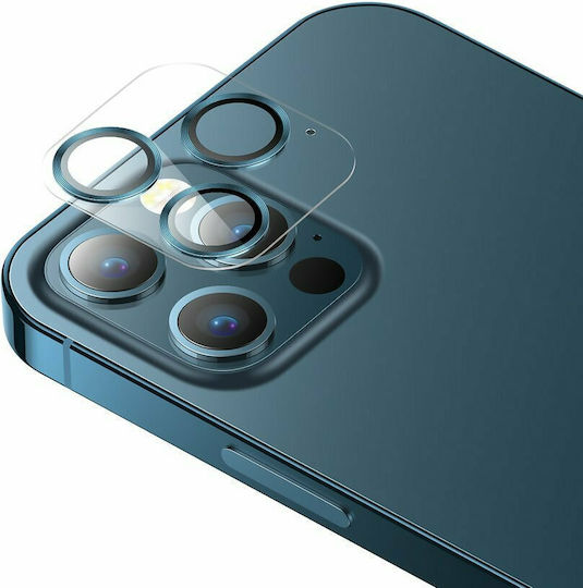 Joyroom Protector Shining Series Προστασία Κάμερας Tempered Glass Ασημί για το iPhone 12 Pro