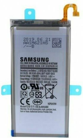 Samsung EB-BJ805ABE Bulk Μπαταρία Αντικατάστασης 3500mAh για Galaxy A6+ 2018