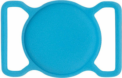 Hurtel Flexible Cover Θήκη Κολάρου Κατοικιδίων Σιλικόνης για AirTag σε Μπλε χρώμα