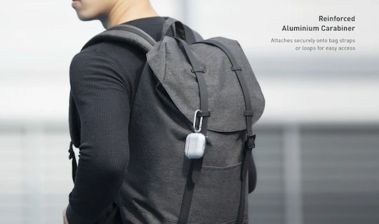 Uniq Glase Husă Din Silicon Cu Cârlig În Culoare Transparentă Pentru Apple AirPods 3