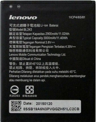 Lenovo BL243 Replacement Battery 2900mAh for Lenovo K3 Note