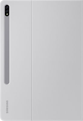 Samsung Flip Cover Δερματίνης Dark Gray (Galaxy Tab S7+)