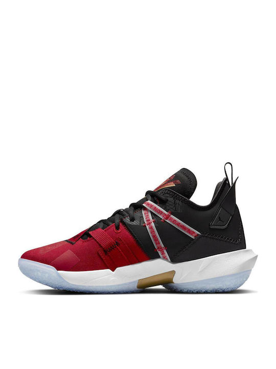Why Not Zer0.4 Low Basketball Shoes University Red / Black / White
