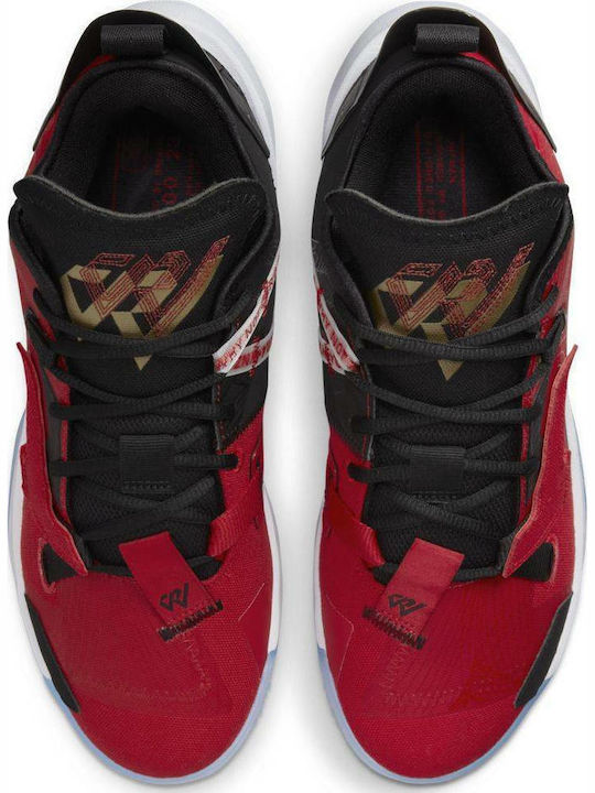 Why Not Zer0.4 Low Basketball Shoes University Red / Black / White