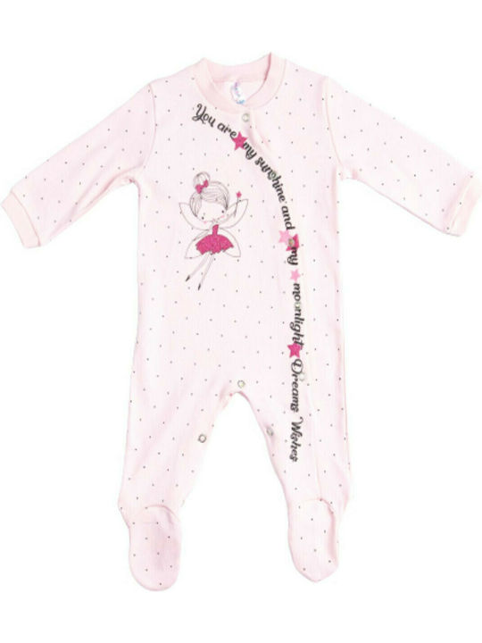 Dreams by Joyce Fairy Baby Bodysuit Set Long-Sleeved Pink