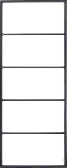 vidaXL Wall-Mounted Bathroom Ladder with 6 Positions ​115x115cm Black